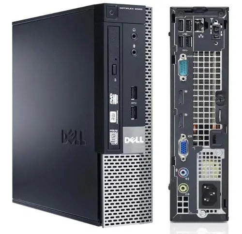 Dell OptiPlex 9020 Ultra Small Form Factor Desktop CPU 4th Gen Intel Core i5 @2.90GHz 4GB RAM 500GB HDD DVDRW FreeDOS 6 Months Warranty