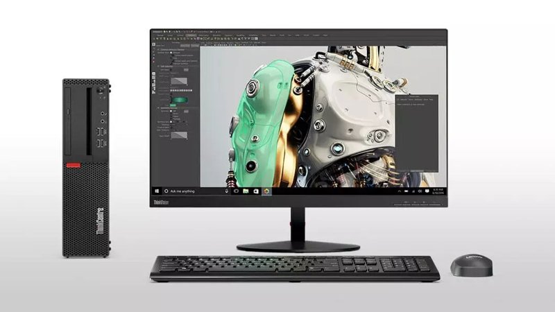 Lenovo ThinkCentre M710e Desktop 7th Gen Intel Core i5 @3.0GHz 8GB RAM 500GB HDD CPU Keyboard Mouse & 22" HD Anti-Glare Monitor