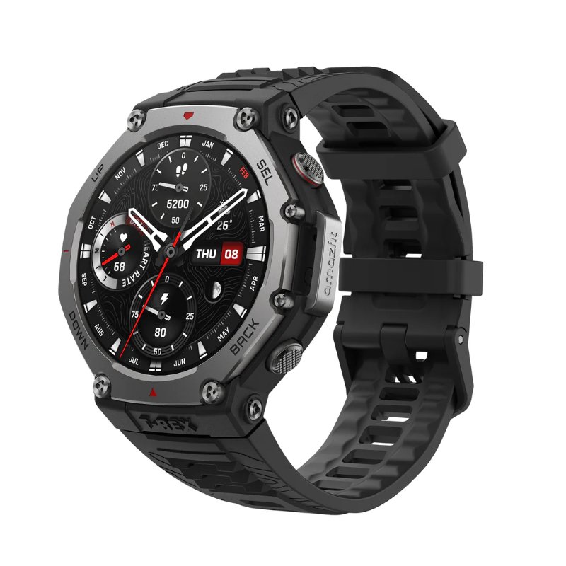 Amazfit T-Rex 3 1.5" AMOLED Display Adventure and Fitness Tracking Wireless Bluetooth Smartwatch