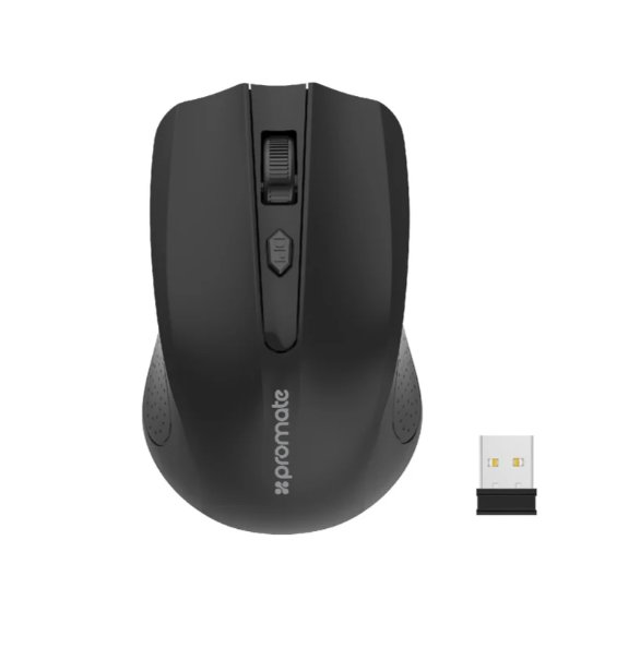 Promate Clix-8 2.4GHz Wireless Ergonomic Optical Mouse