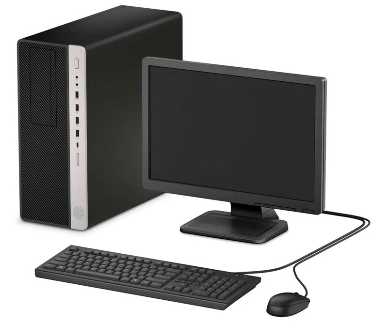 HP EliteDesk 800 G4 Tower Business PC 7th Gen Intel Core i7 8GB DDR4 RAM 500GB HDD Intel HD Graphics CPU Keyboard Mouse Plus 22" LG Ex UK Monitor 6 Months Warranty