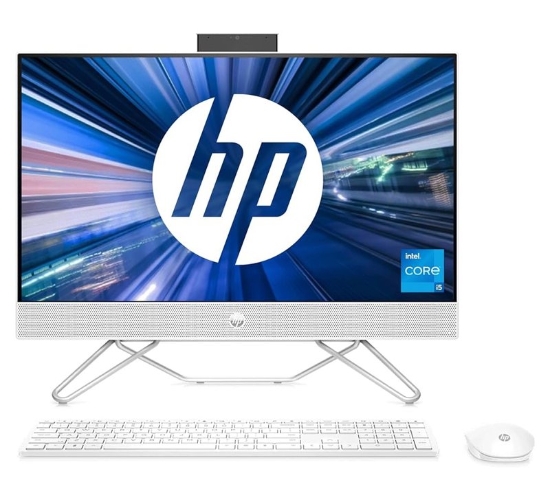 HP AIO 24-CB1025NH All-in-One Core i5-1235U 12th Gen 8GB RAM 512GB SSD Dos 23.8" Non-Touch White All-in-One Computer