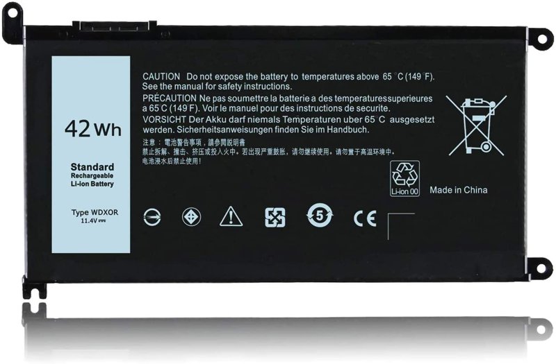 Dell WDX0R Battery Replacement for Latitude 3189 3480 3580 3379
