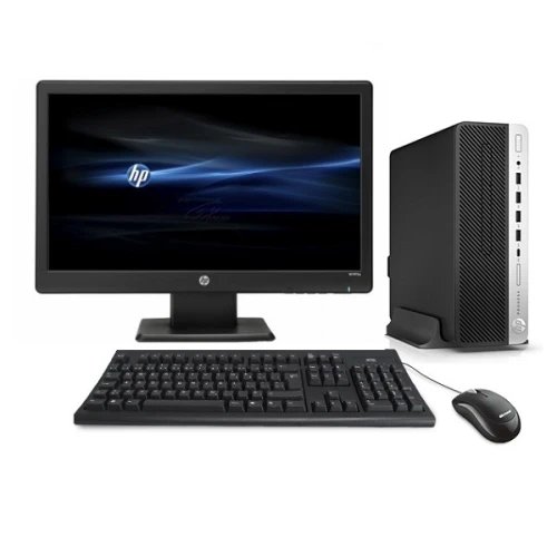 HP ProDesk 600 G3 8th Gen Intel Core i5-8500 Processor 8GB DDR4 RAM 256GB SSD Intel HD Graphics 630 CPU With 24" FHD Monitor Plus Keyboard & Mouse 6 Months Warranty