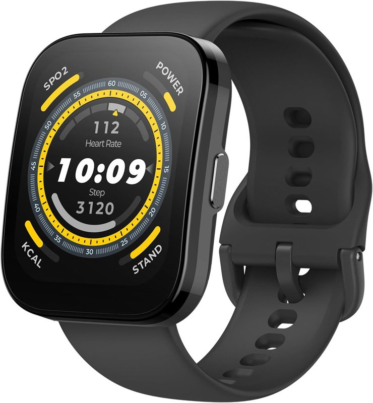 Amazfit Bip 5 Smart Watch GPS Bluetooth Calling, 10-Day Battery Ultra-Large Display Step Tracking Heart-Rate Monitoring & VO2 Max Sleep & Health Monitoring Alexa Built-In AI Fitness App