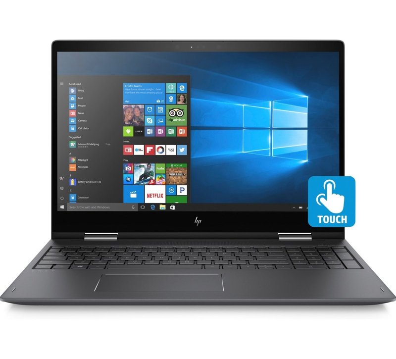 	
HP ENVY x360 15-bq213cl AMD Ryzen 5 2500U Quad-Core 8GB DDR4 RAM 256GB ROM SSD 15.6" FHD IPS Touch Screen WiFi Webcam HDMI Backlit Keyboard Windows 10 Home 1 Year Dealership Warranty