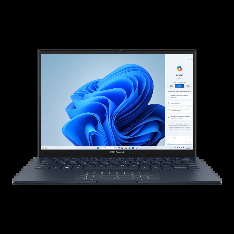 ASUS Zenbook 14 OLED (Q415) Intel Core Ultra 5 125H 8GB RAM 512GB SSD 14" FHD+ Touchscreen Display Intel AI Boost NPU Intel Arc Graphics Windows 11 Home (Q415MA-U5512) 1 Year Manufacturer Warranty