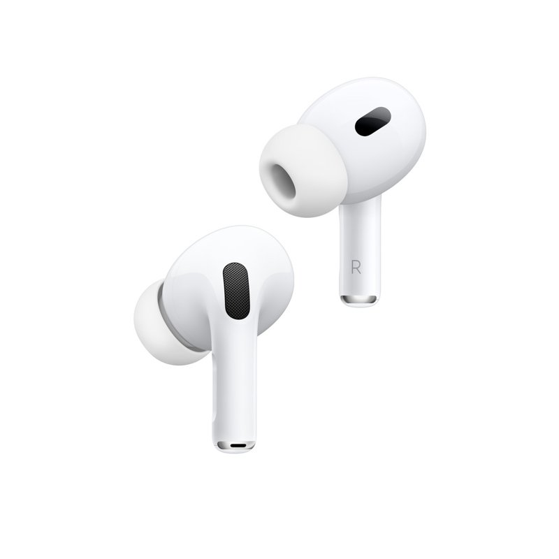 Apple AirPods Pro 2nd Gen Wireless Earbuds Up to 2X More Active Noise Cancelling Adaptive Transparency Personalized Spatial Audio MagSafe Charging Case Bluetooth- Original