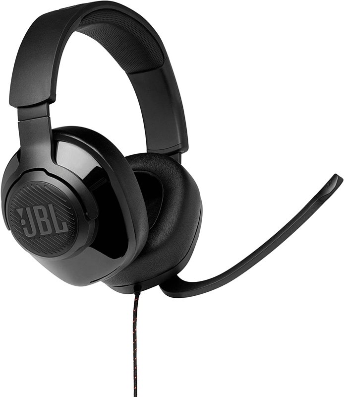 JBL Quantum 300 Wired Over-Ear Gaming Headphones with JBL Quantum Engine Software