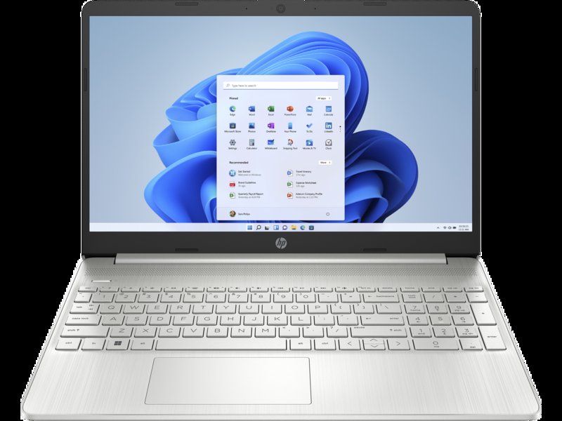 HP Laptop 15s-fq5317TU (9A8U7PA) 12th Generation Core i5-1235U 8GB DDR4 RAM 512GB PCIe NVMe M.2 SSD 15.6" FHD (1920 x 1080) Intel Iris Xᵉ Graphics HP True Vision 720p HD Camera Windows 11 Home Natural Silver