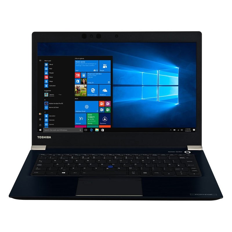 Toshiba Portege X30-D Intel Core i5-7200U 8GB RAM 256GB SSD 13.3" Touchscreen Display Intel HD Graphics 620 WIFI Bluetooth HDMI USB Webcam Certified Ex Uk 6 Months Warranty