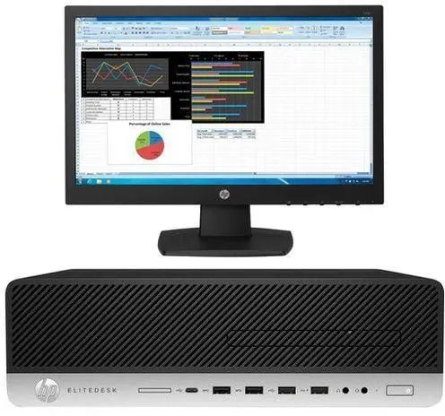HP EliteDesk 800 G3 SFF PC Intel Core i7-6700 Processor 8GB RAM 500GB HDD Intel HD Graphics 530 CPU Keyboard Mouse Plus 22" LG Ex UK Monitor 6 Months Warranty