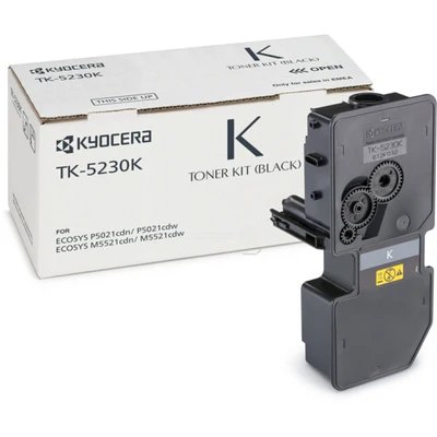Kyocera TK-5230K High Capacity Black Toner Cartridge For Ecosys ECOSYS M5521cdw, M5521MFP