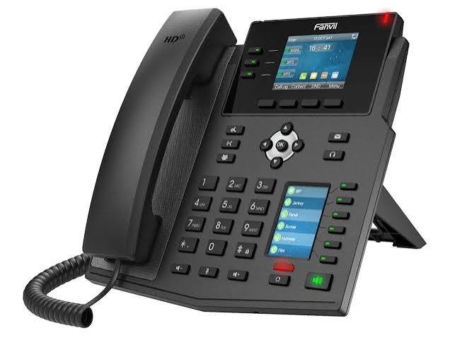 Fanvil X4Us Enterprise IP Phone 12 SIP Lines HD Audio with Harman Speakers