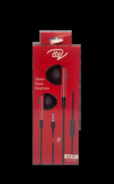 Itel Wired Stereo Earphone 3.5MM 02-IT