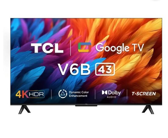 TCL 43" 43V6B 4K HDR Smart Google TV