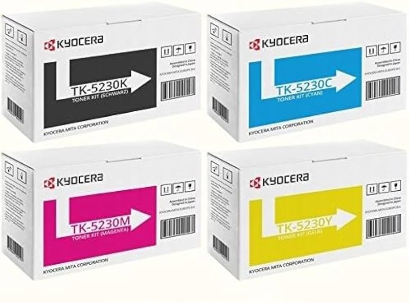 Kyocera Mita TK-5230 Toner Cartridge For Ecosys M5521cdw TK-5230C TK-5230Y TK-5230M Cyan Yellow Magenta