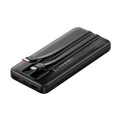 Vention 20000mAh 22.5W Power Bank (USB-C + USB-A) with Built-in Cable LED Display Type (XGYB0-40-TY)