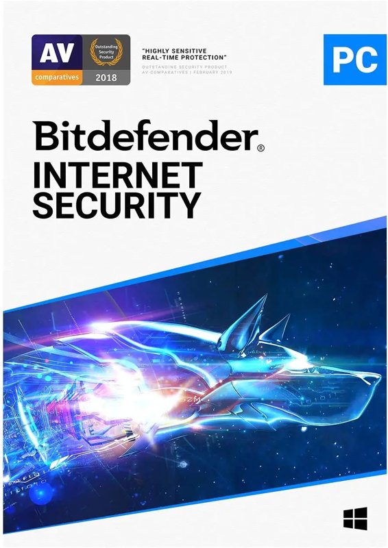 Bitdefender Internet Security 2019 3 Devices 1 Year Protection