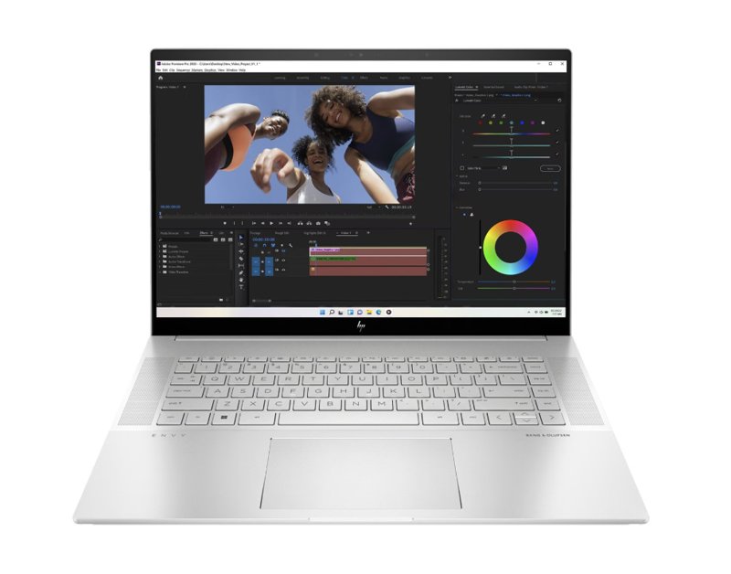 HP Envy Laptop 16-h1020ca 13th Gen Intel Core i9-13900H 16" 2.8K OLED Touch Display 32 GB DDR5-5200 RAM 2TB PCIe Gen4 NVMe M.2 SSD 8GB GDDR6 Dedicated NVIDIA RTX 4060 Laptop GPU 5MP IR Webcam Multi-Touch Laptop Dual Mics Audio by Bang & Olufsen Quad Speakers Windows 11 1 Year Dealership Warranty