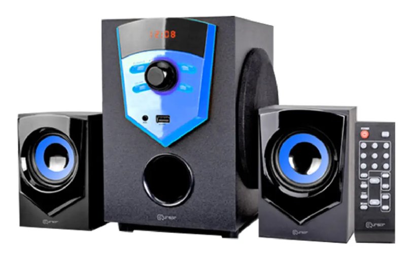Cursor 2.1 Bluetooth Multimedia Speaker E210 USB FM Radio Remote