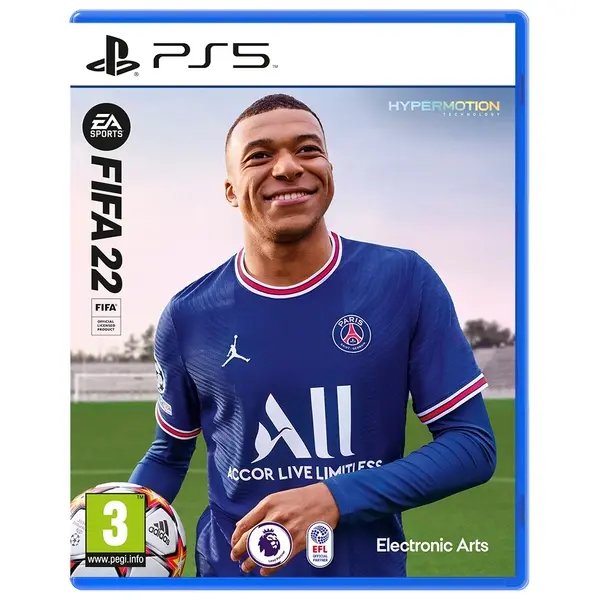 Electronic Arts FIFA 22 PS5 EA Sports Play Station Game HyperMotion Gameplay Technology Advanced 11v11 Match Capture FIFA Ultimate Teams Pro Clubs