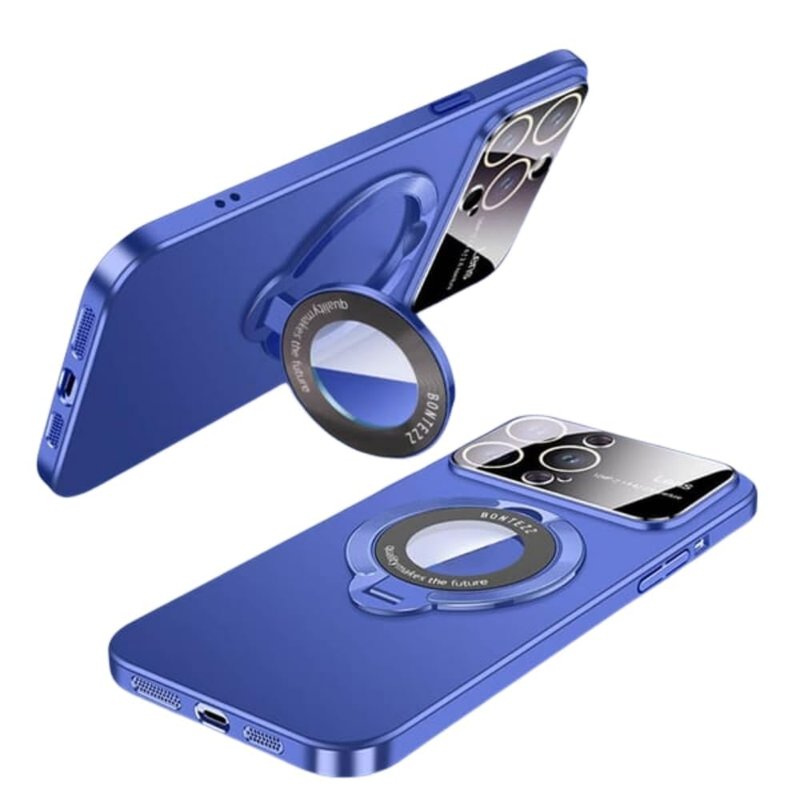iPhone 14 Pro Max Bontezz Phone Case with Magnetic O Ring Bracket Magnetic Stand