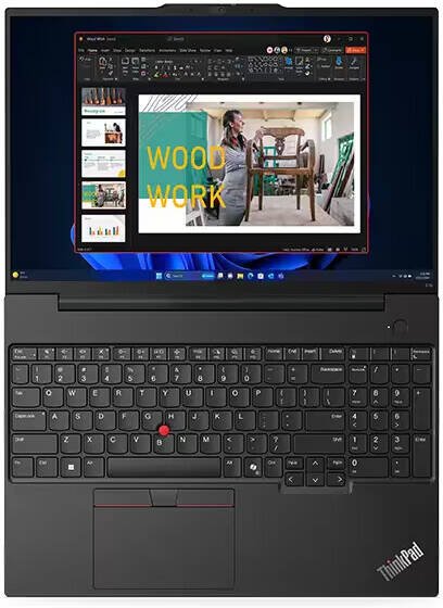Lenovo ThinkPad E16 Gen 2 Core Ultra 7 155H 16GB RAM 512GB SSD No OS 16" WUXGA Display Laptop Integrated Intel Arc Graphics Fingerprint Reader Backlit Keyboard (21MA001PUE) 1 Year Warranty