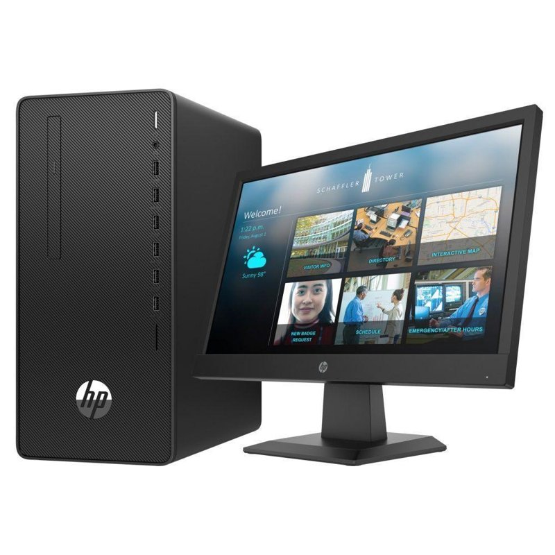 HP 290 G4 Microtower 10th Gen PC Intel Core i7-10700 8GB RAM 1000GB(1TB) HDD Intel UHD Graphics 630 DVDrw Wifi Free Dos Keyboard Mouse Plus 18.5" Monitor 1 Year Warranty