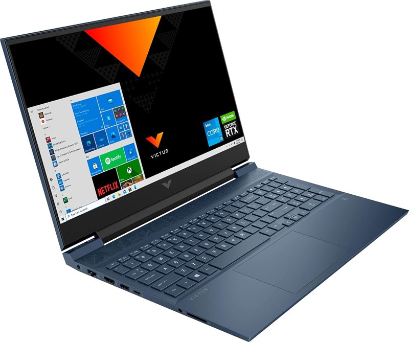 HP Victus 15-fa1017nia Gaming Laptop 15.6" FHD Display 13th Gen Intel Core i5-13500H 16GB DDR4-3200 MHz RAM 512GB PCIe NVMe SSD 6GB GDDR6 NVIDIA GeForce RTX 4050 Laptop GPU Audio by B&O HP Wide Vision 720p HD Camera Windows 11 Home 1 Year Warranty
