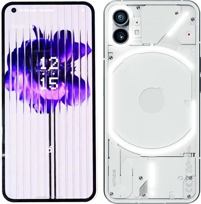Nothing Phone 1 256GB ROM 8GB RAM 6.55" OLED Display 50MP Dual Camera Dual SIM (Nano-SIM, dual stand-by) Android 12 Nothing OS 1.1.6 Fast charging 33W Li-Ion 4500mAh Non-Removable Battery