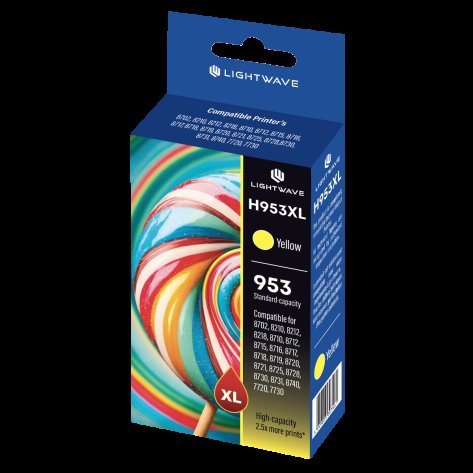 Lightwave 953XL Ink Cartridge LW-H-953XL-Y Yellow