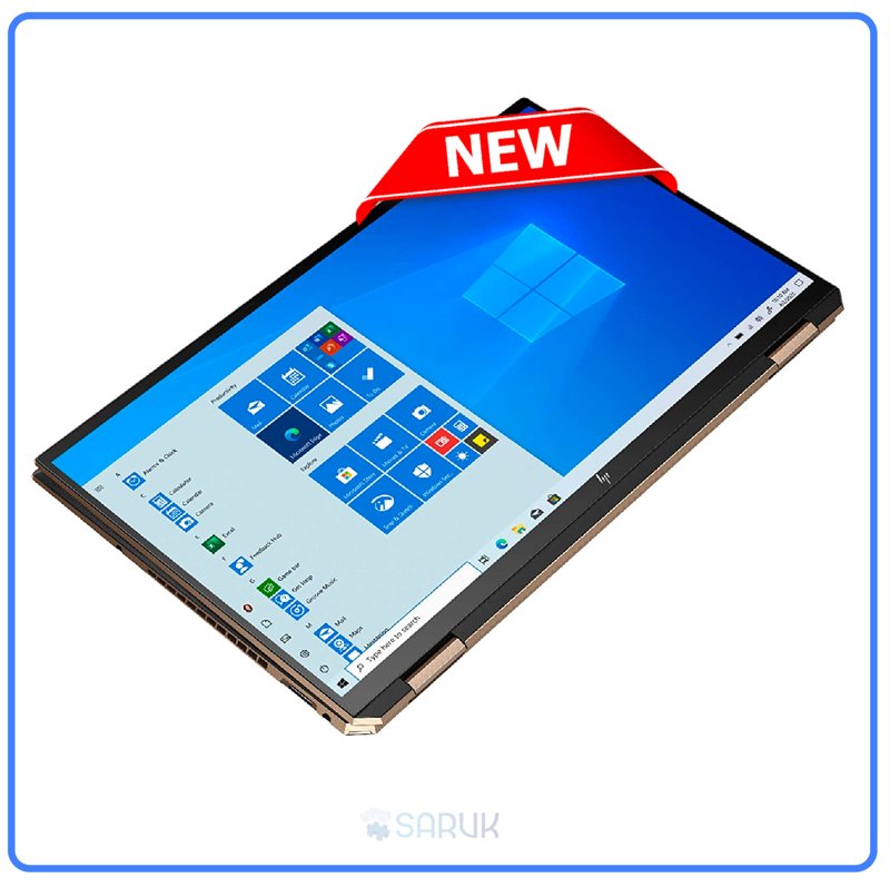 HP Spectre x360 13t-aw002 CTO 11th Gen 2-in-1 Intel i7-1165G7 16GB DDR4 1TB SSD + 32 GB Intel Optane 13.3" Touchscreen Win 10 Pro HP Tilt Pen - Nightfall Black 1 Year Manufacturer Warranty