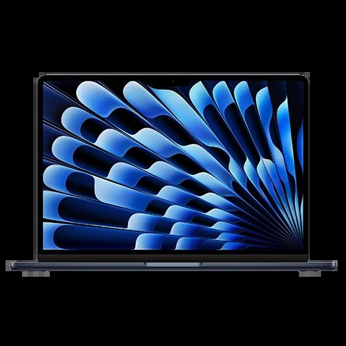 Apple MacBook Air M3 Chip CPU 13.6" Liquid Retina Display 16GB RAM 512GB SSD 1080p Full HD FaceTime Camera Backlit Keyboard Touch ID Midnight (MXCV3LL/A) 1 Year Warranty