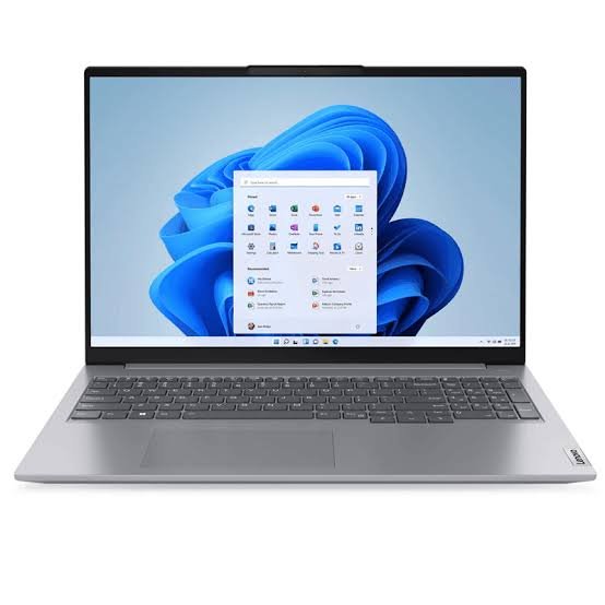 Lenovo ThinkBook 16 G6 IRL 13th Gen Intel Core i5-13420H 8GB DDR5-5200 RAM 512GB SSD 16" WUXGA IPS Anti-Glare Display Integrated Intel UHD Graphics 720p Webcam Privacy Shutter & Dual Mics Fingerprint Reader 1 Year Warranty