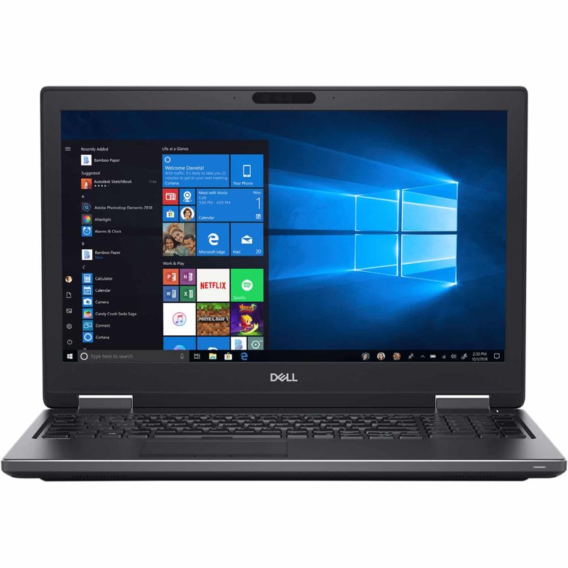 Dell Precision 7530 Intel Core i7 8th Gen 32GB RAM Upgradable To 128GB SSD( 4 slots) 512GB SSD Upgradable To 6TB SSD(3 Slots) 15.6" FHD WVA Display + 4GB GDDR5 Radeon Pro WX