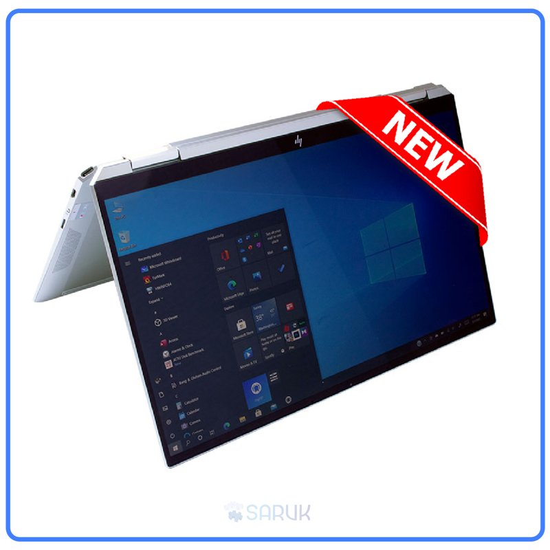 HP Spectre x360 13-aw2xxx 11th Gen Intel Core i7-1165G7 @2.8GHz 8GB LPDDR4-3200 SDRAM 256GB PCIe NVMe M.2 SSD 13.3" FHD LED Touchscreen Intel Iris Xe Graphics Wi-Fi Fingerprint HD Webcam Audio by Bang & Olufsen Windows 10 Boxed Certified Refurbished 1 Year Dealership Warranty