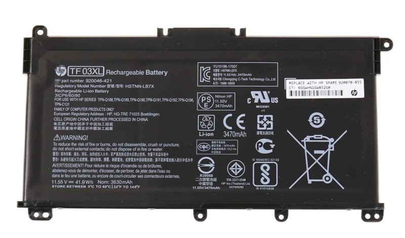 HP TX03XL Battery Replacement For HP Pavilion 15 Pavilion 17 Laptop