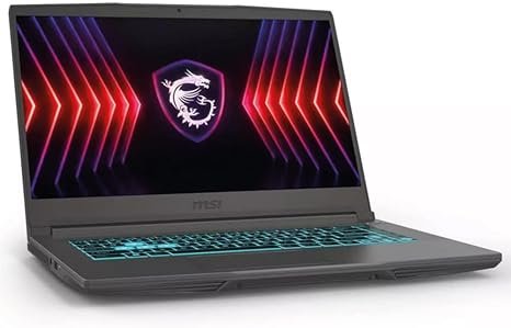 MSI Thin 15 Gaming Laptop Intel Core i5-13420H 16GB DDR4 RAM 512GB SSD 15.6" FHD 144Hz Display 8GB NVIDIA GeForce RTX 4060 Windows 11 Home Backlit Keyboard B13VF-2829US 1 Year Manufacturer Warranty