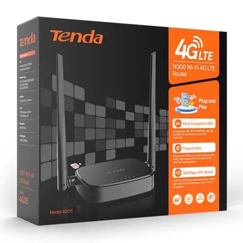 Tenda 4G03 PRO 3G/4G LTE N300 Wi-Fi Router