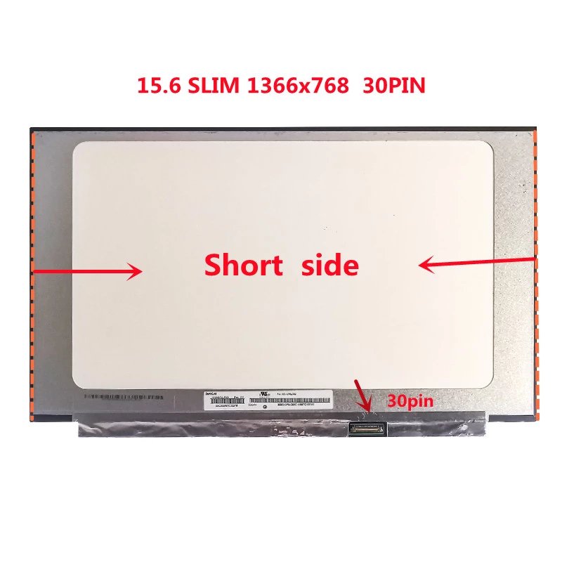 15.6" Slim 30 Pin HD Short NT156WHM-N44 Laptop Screen