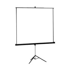 Tripod projector screen 180 x 180 cm Image Format