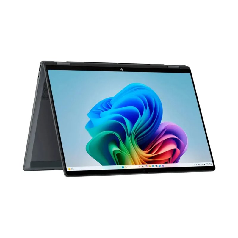 HP OmniBook X Flip 2-in-1 Laptop NGAI 14t-fm00 Laptop Intel Core Ultra 5 226V 16GB LPDDR5x SDRAM 512GB PCIe NVMe M.2 SSD 14" 2K IPS LED Touchscreen Display 5MP IR AI Camera Windows 11 Home Poly Studio with Pen