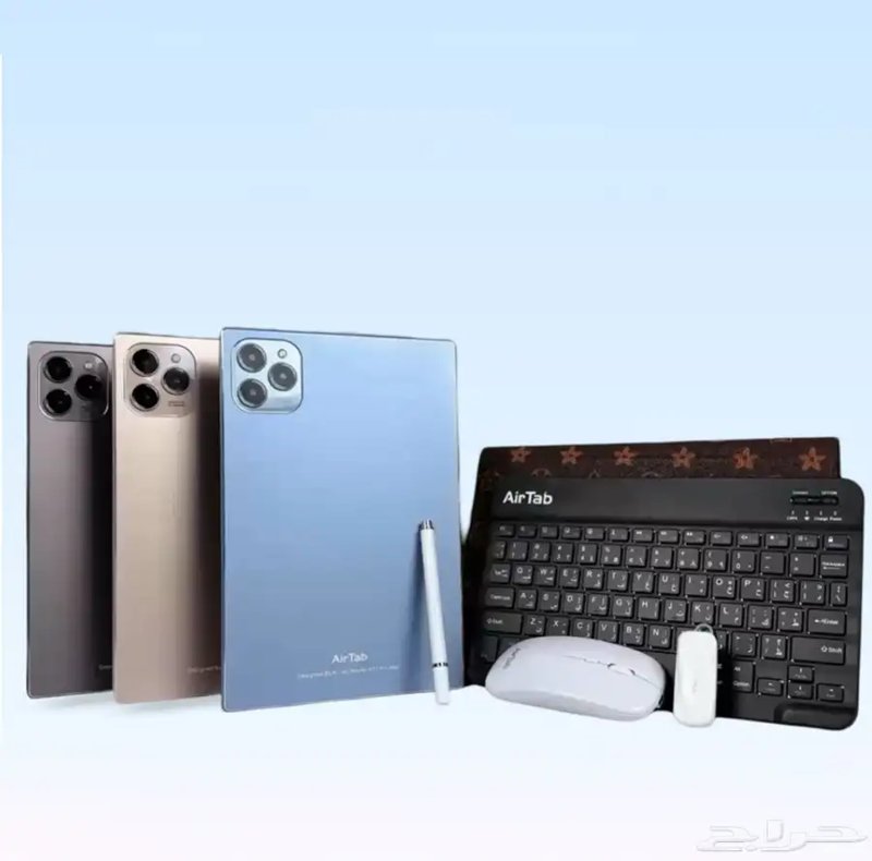 AirTab A16 Pro Max 5G Tablet 10.1" FHD Incell Display 16GB RAM 1TB ROM Android 15 13MP + 30MP Camera Bluetooth Headset Keyboard 10000mAh Battery