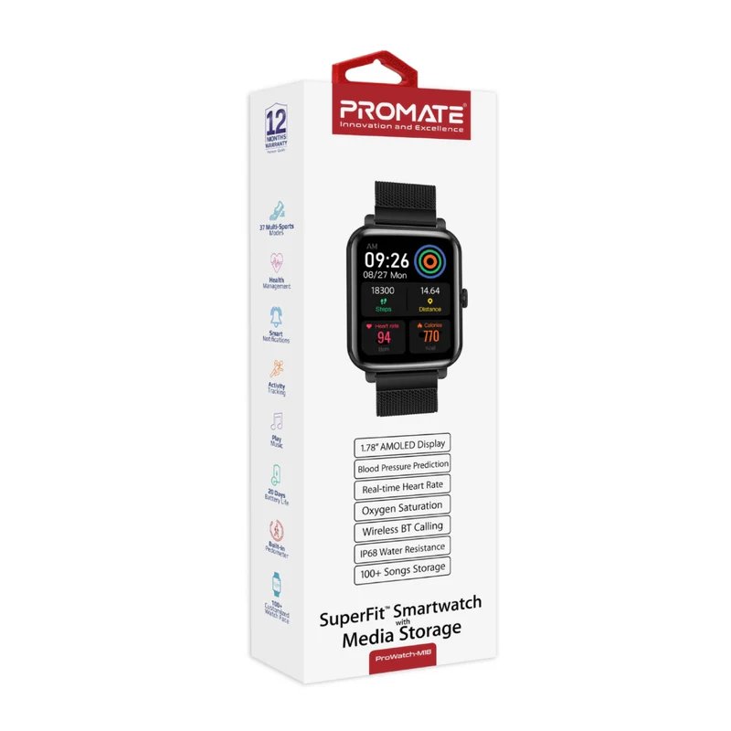 Promate ProWatch-M18 Fitness Smart Watch
