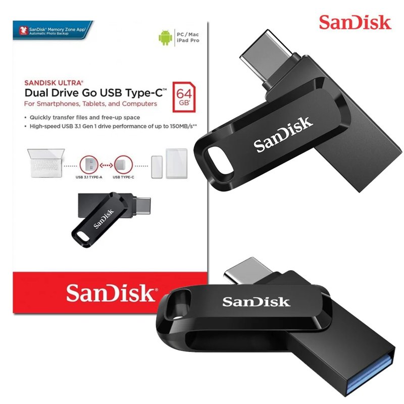 SanDisk Ultra Dual Drive Go USB Type-C 64GB