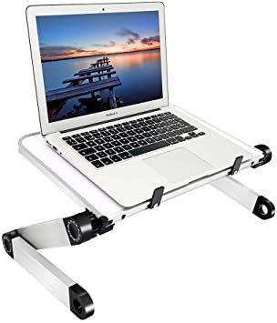 Ergonomic Laptop Stand Multifunctional Bed Tray Changeable Height & Angle Notebook Stand