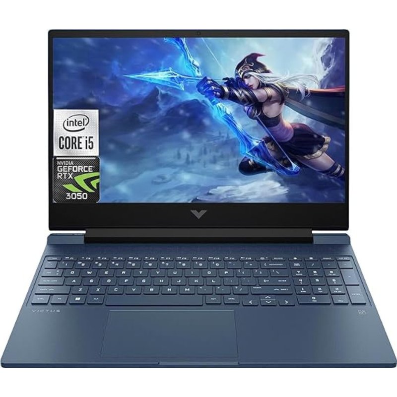 Hp Victus 15-fa1003nia Gaming Laptop 15.6 inch FHD 144Hz rate Display 13th Gen Intel Core i7-13700H 16GB DDR4 RAM 512GB SSD 6GB GDDR6 NVIDIA GeForce RTX 3050 Laptop GPU Audio by B&O HP Wide Vision 720p HD Camera Windows 11 Home 1 Year Warranty Silver