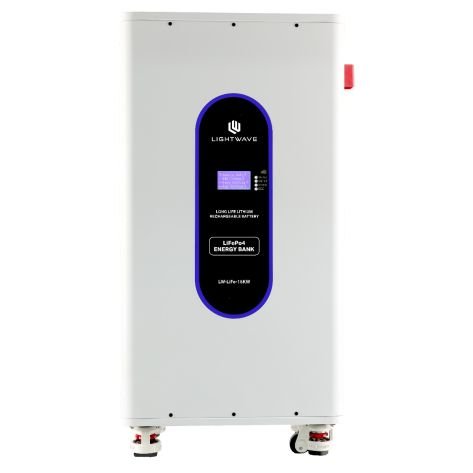 Lightwave Lithium Iron Phosphate Battery LifePO4 51.2v 15kw LW-LiFe-15KW