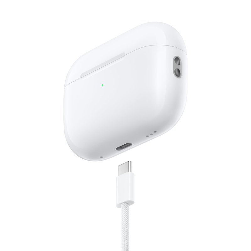 Apple AirPods Pro 2nd Gen Wireless Earbuds Up to 2X More Active Noise Cancelling Adaptive Transparency Personalized Spatial Audio MagSafe Charging Case Bluetooth- Original